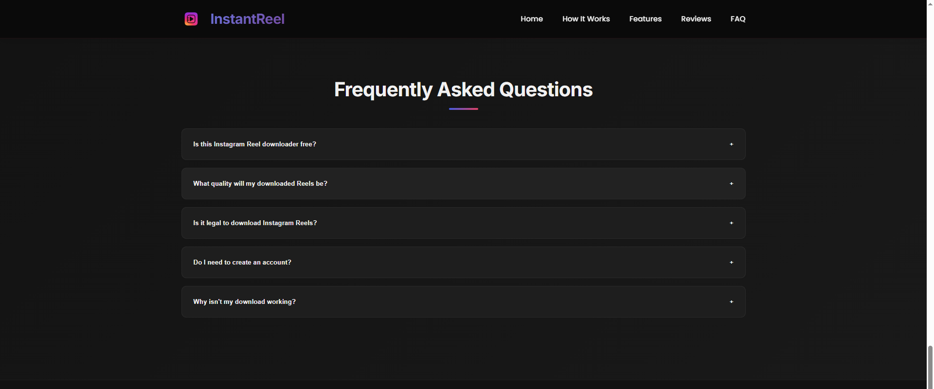 Downloaded Reel Preview